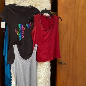 Bundle of 3 Women’s Tops. Size M. 2 No Boundaries and 1 New York & Company.